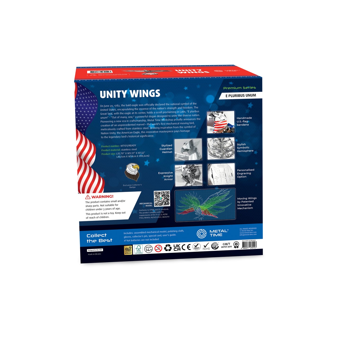 UNITY WINGS SILVER ARMOR