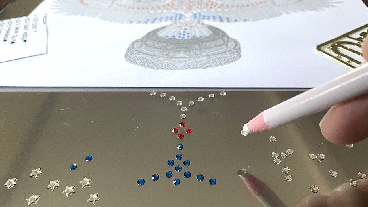 UNITY WINGS GOLDEN ARMOR Hand-Embellished with Swarovski® crystals