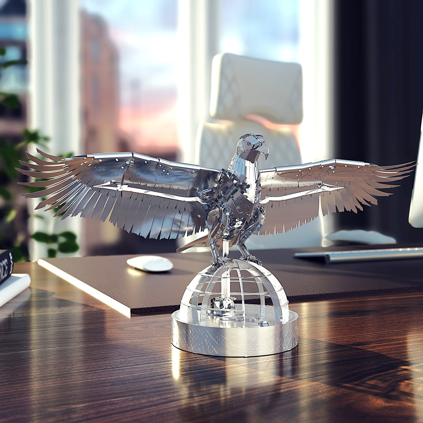 UNITY WINGS SILVER ARMOR Hand-Embellished with Swarovski® crystals