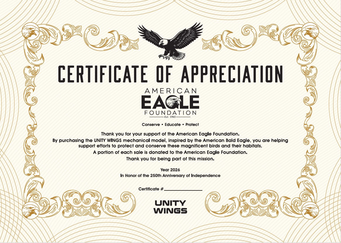 Golden Armor Eagle Collectible with Swarovski Crystals