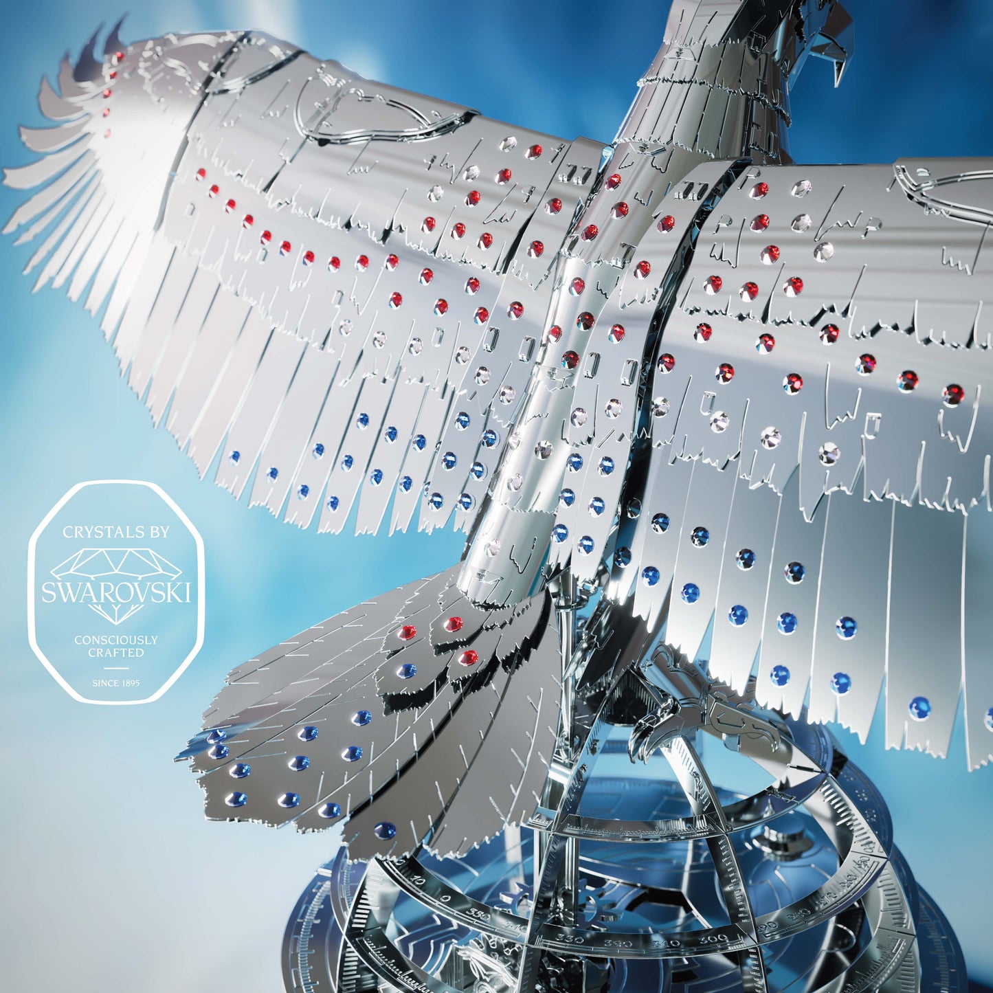 THE GREAT EAGLE EMBELLISHED SWAROVSKI® CRYSTALS
