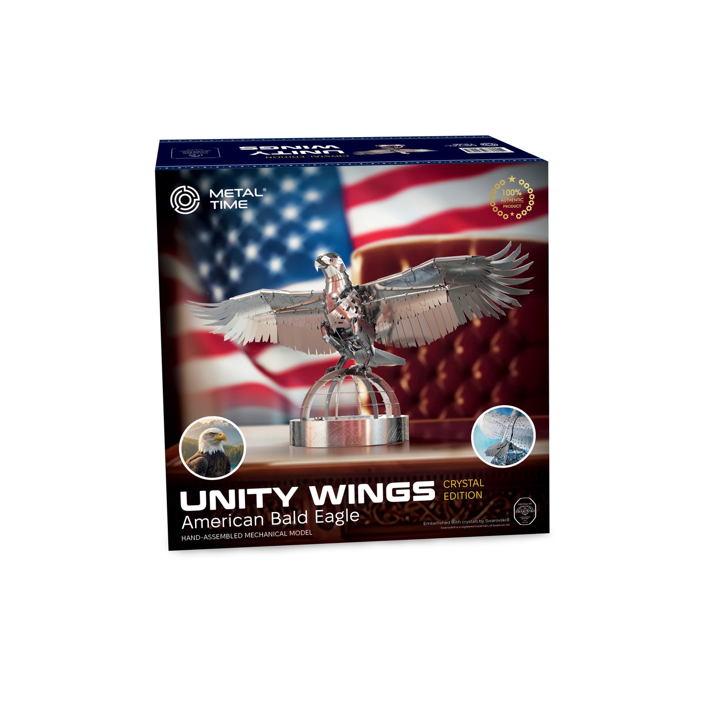 UNITY WINGS SILVER ARMOR Hand-Embellished with Swarovski® crystals