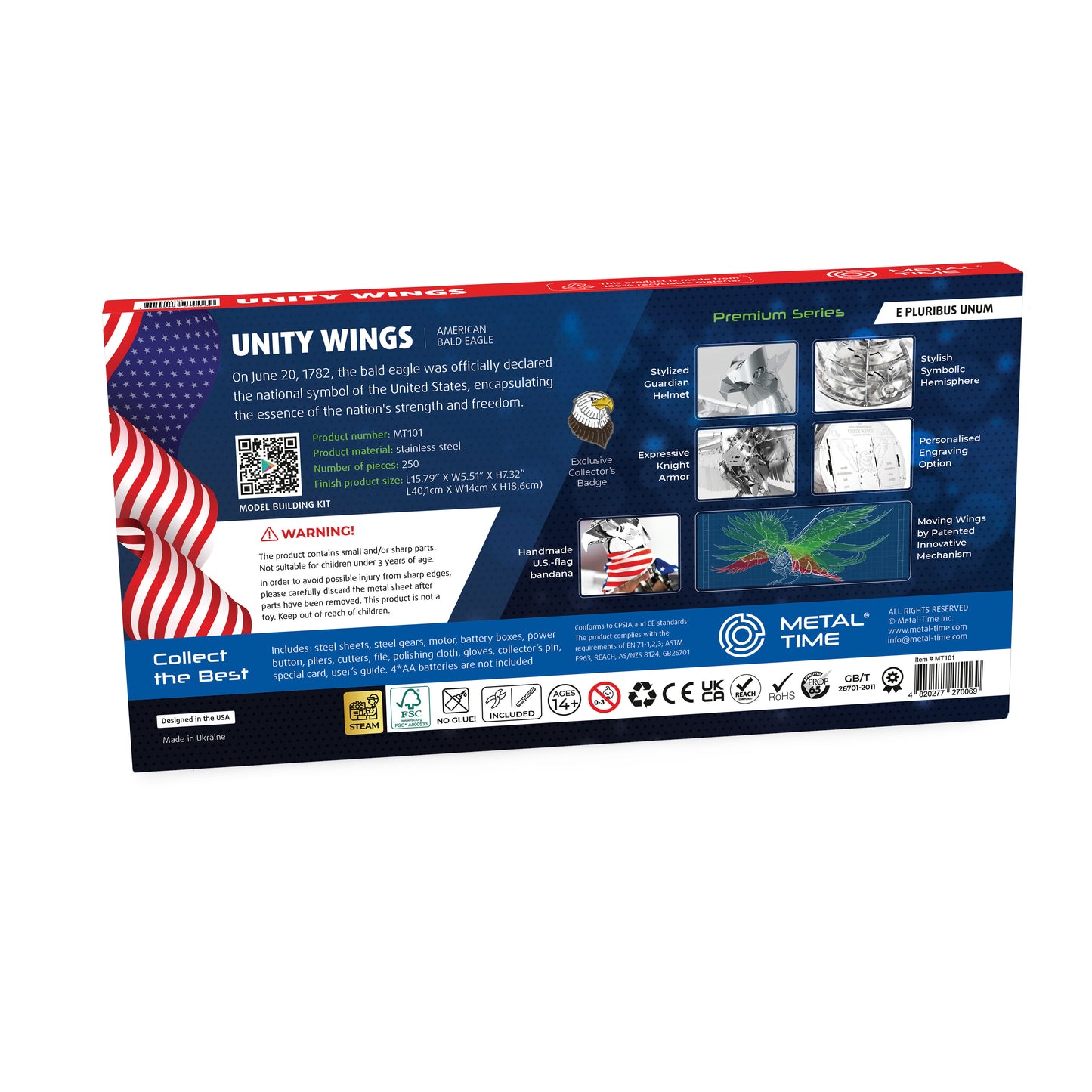 UNITY WINGS SILVER ARMOR