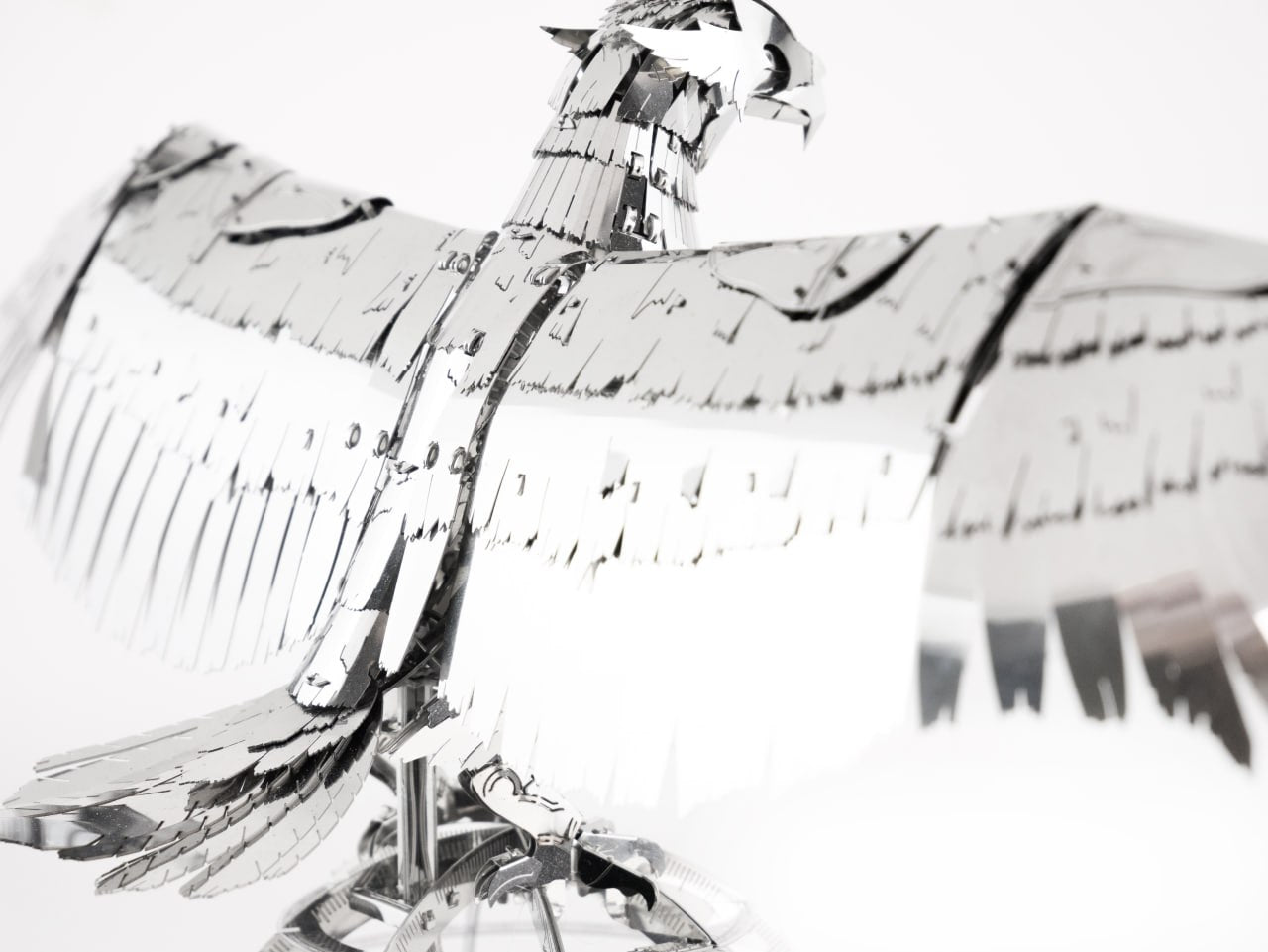 UNITY WINGS SILVER ARMOR Hand-Embellished with Swarovski® crystals